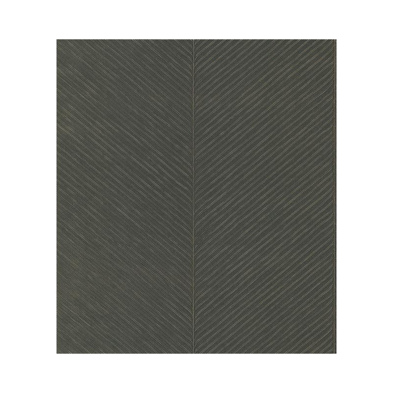 Sample TC2693 Tropics Resource Library, Palm Chevron Green/Gold York Wallpaper