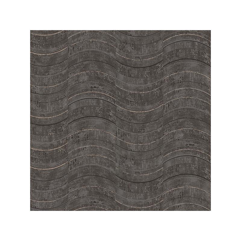 Sample 2927-10803 Polished, Hydra Dark Grey Geometric by Brewster Wallpaper