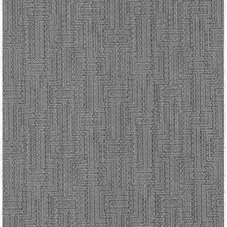 Purchase 2945-2767 Warner Textures X Greek Black Key Black by Warner Wallpaper