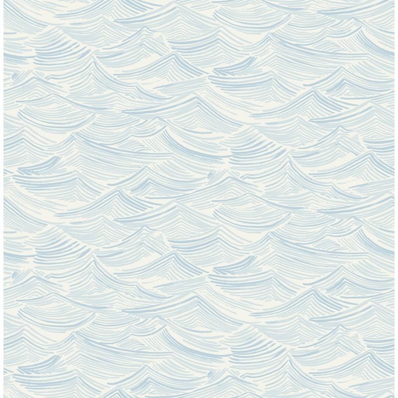 Sample DA60502 Day Dreamers, Calm Seas Sky Blue Seabrook Wallpaper