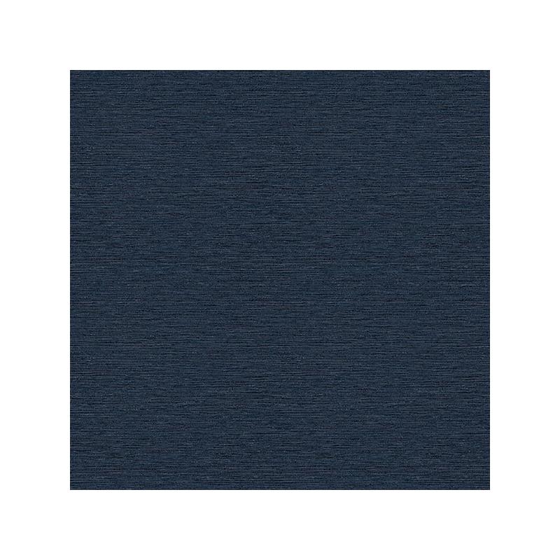 Sample 3122-10212 Flora and Fauna Gump Navy Faux Grasscloth by Chesapeake Wallpaper