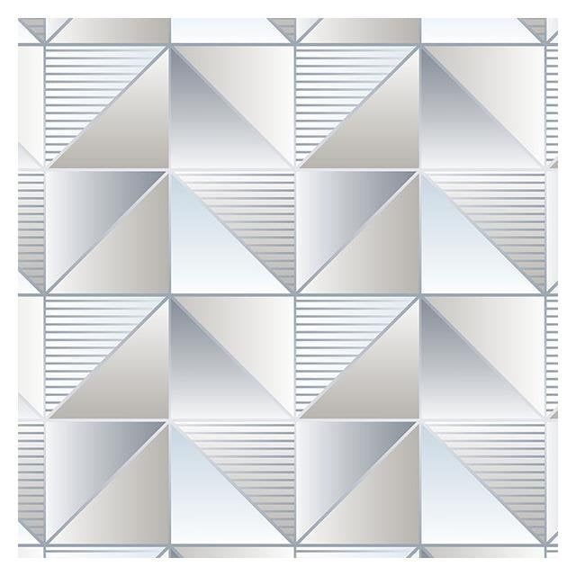 Search GX37634 Geometrix Blue Cubist Wallpaper by Norwall Wallpaper