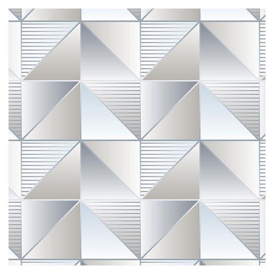 Search GX37634 Geometrix Blue Cubist Wallpaper by Norwall Wallpaper