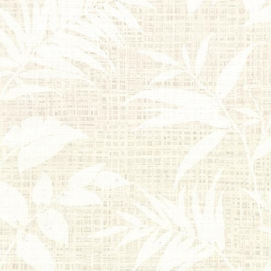 Order 2921-50807 Warner Textures IX 2754 Main Street Chandler White Botanical Faux Grasscloth Wallpaper White by Warner Wallpaper