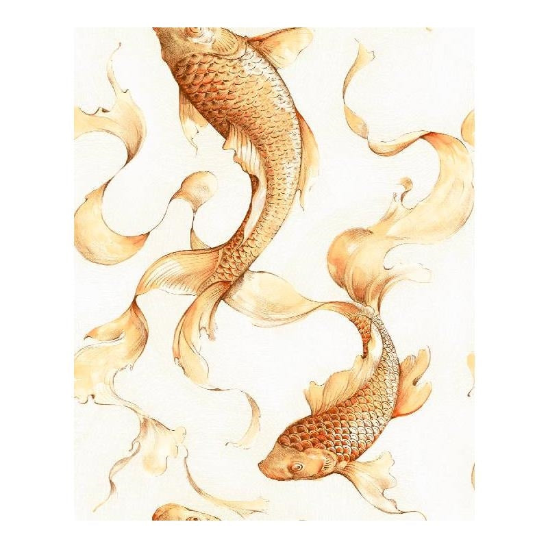 Sample AI40610 Koi by Seabrook Wallpaper