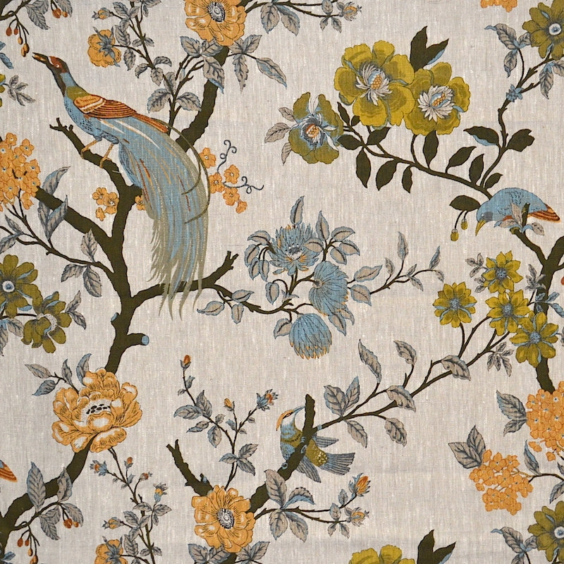 Select 8076 Vangogh Linen Magnolia Fabric