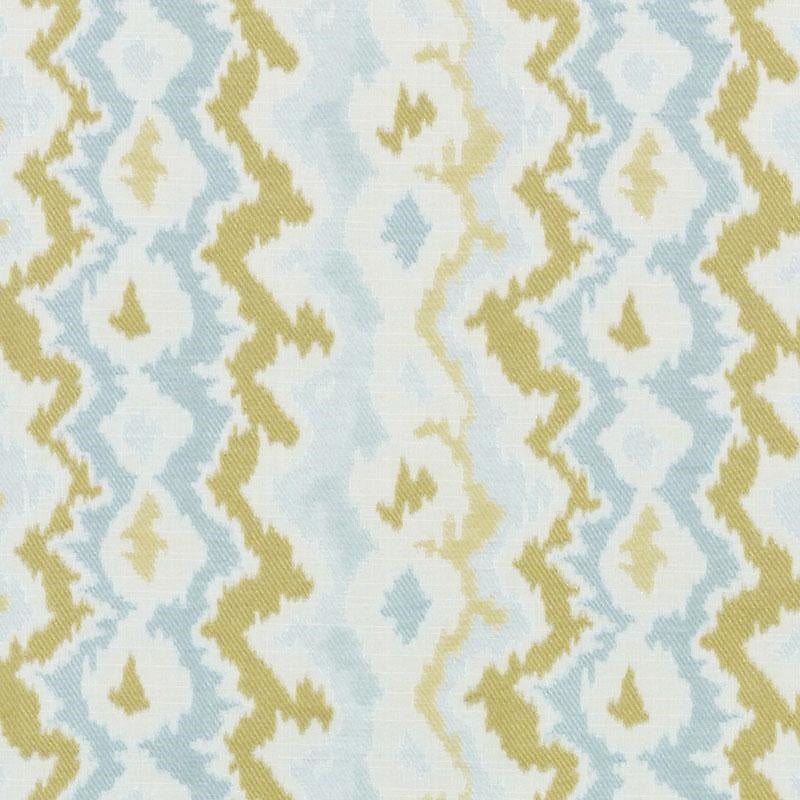 Du15907-542 | Blue/Yellow - Duralee Fabric