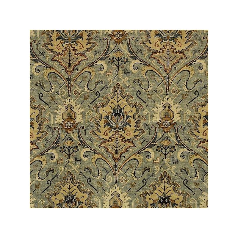 Sample 6827 Isparta Green Magnolia Fabric