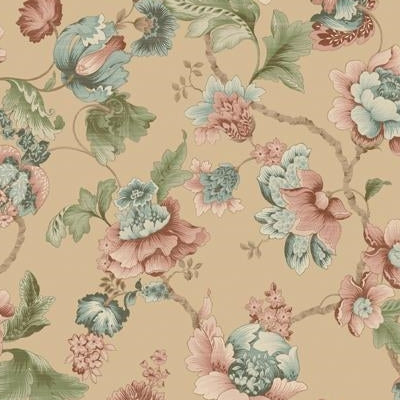 Shop WC51911 Willow Creek Purples Floral by Seabrook Wallpaper