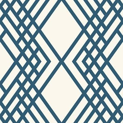 Shop TA21302 Tortuga Blue Lattice by Seabrook Wallpaper
