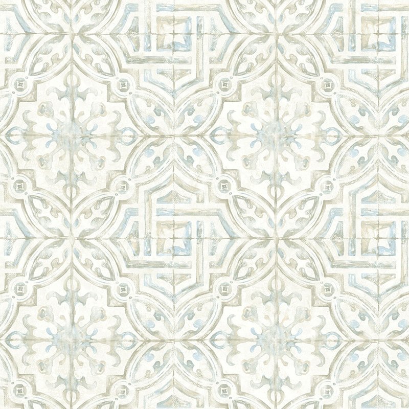 Acquire 3117-12334 Sonoma Taupe Spanish Tile The Vineyard by Chesapeake Wallpaper