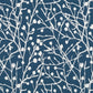 Sample Budding Stick Batik Blue Robert Allen Fabric.