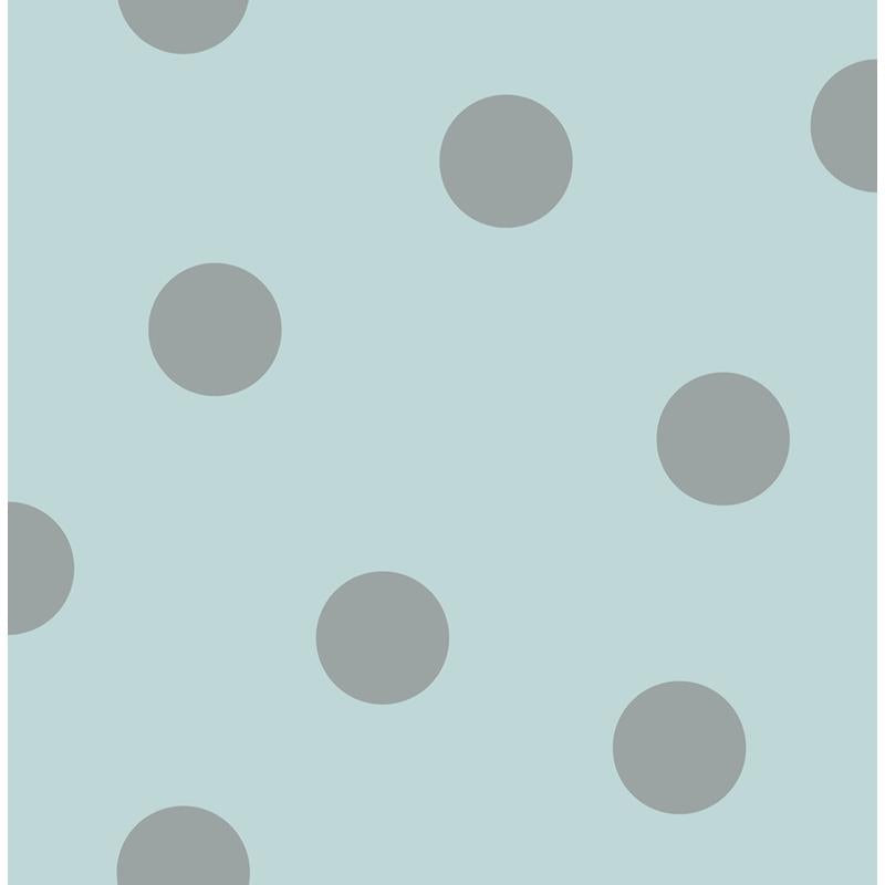Order DA61604 Day Dreamers Dots Teal and Metallic Silver by Seabrook Wallpaper