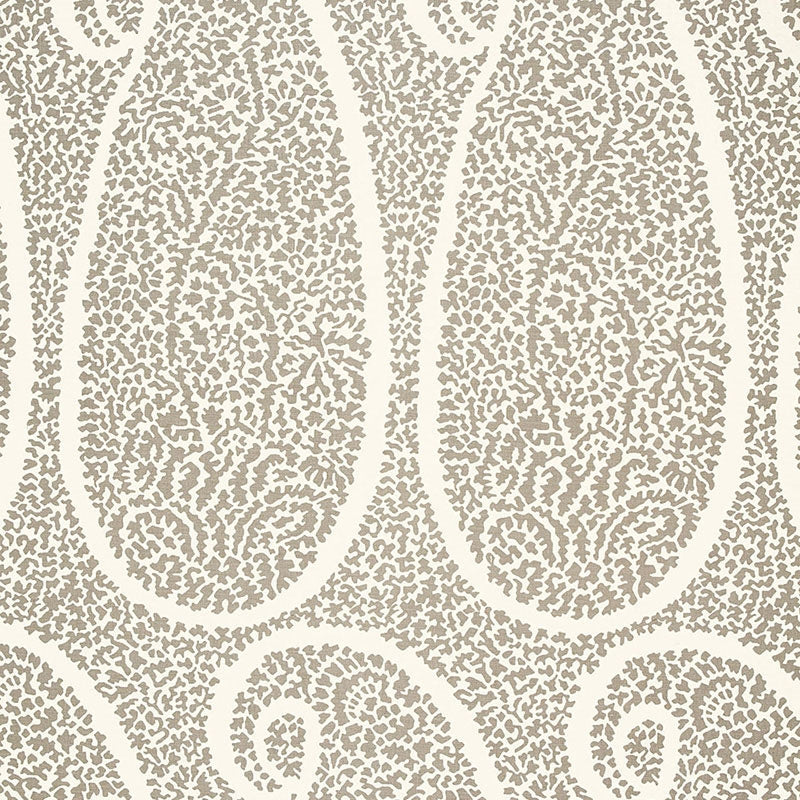 Purchase sample of 174643 Ambala Paisley, Oyster by Schumacher Fabric