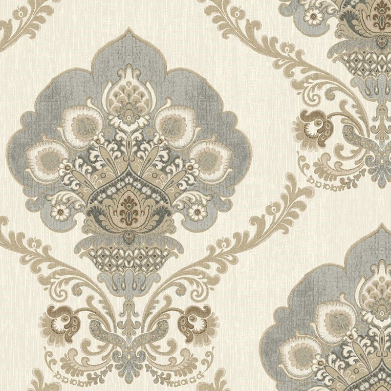 Search IM71008 Caspia Purify Damask by Wallquest Wallpaper