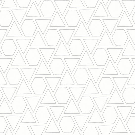Select MB30105 Beach House Sun Shapes Daydream Gray Geometric by Seabrook Wallpaper