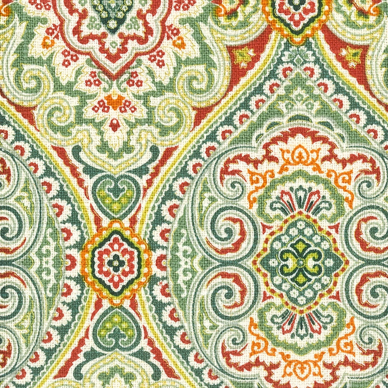 Sample QUES-1 Peacock by Stout Fabric