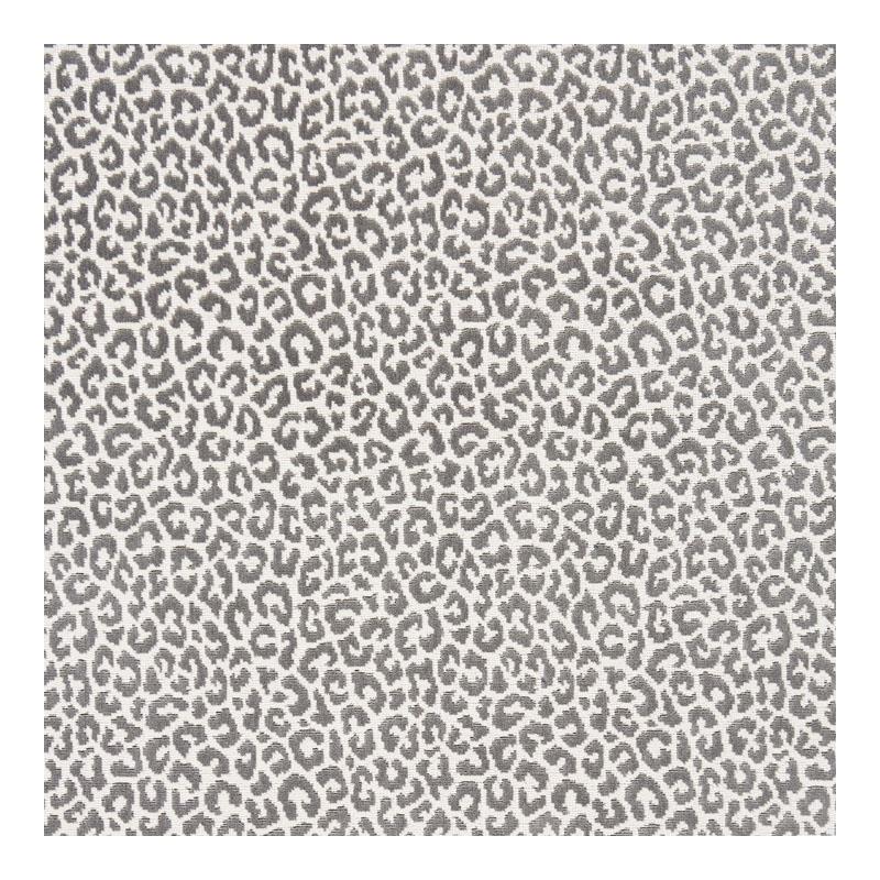 Sample 27037-002 Panthera Velvet, Smoke by Scalamandre Fabric (SC 000227037)