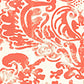 Sample 2330-30WP San Marco, Tomato on Off White by Quadrille Wallpaper