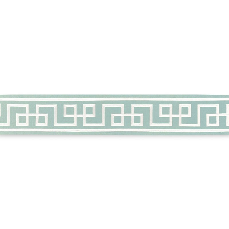 66161 | Octavius Tape, Aqua Marine - Schumacher Fabric