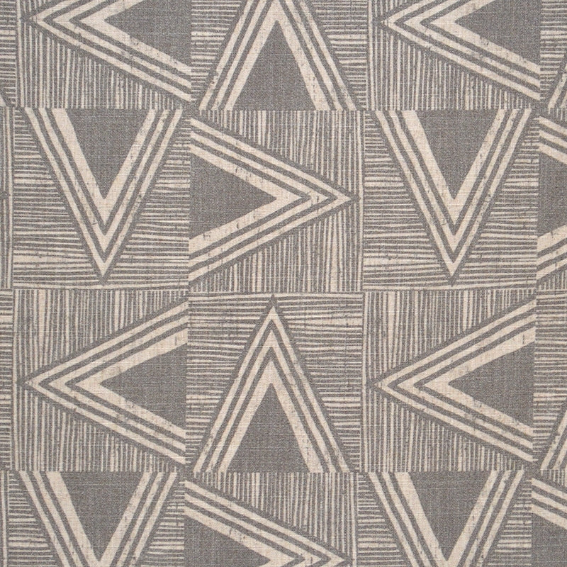 Sample 8253 Dino Dove, Gray Geometric Multipurpose Magnolia Fabric