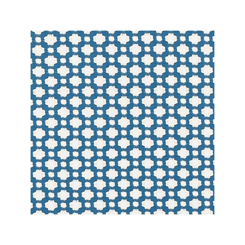 Purchase sample of 65686 Betwixt, Water/Natural by Schumacher Fabric