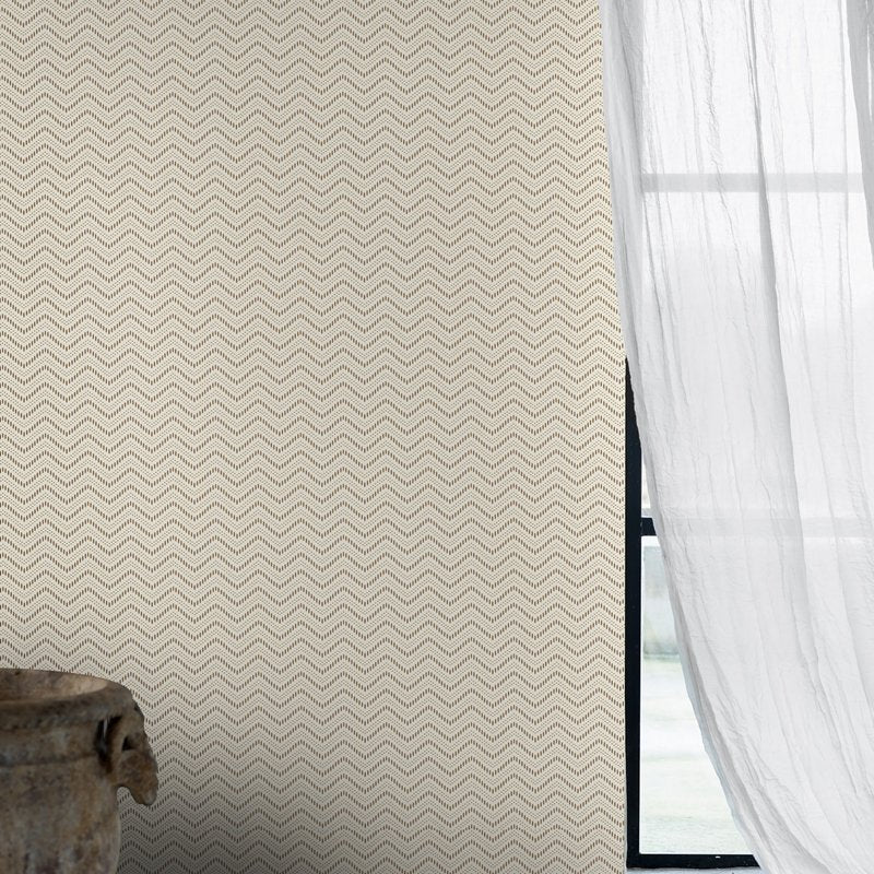 Acquire 6483 chevron dots natural borastapeter wallpaper