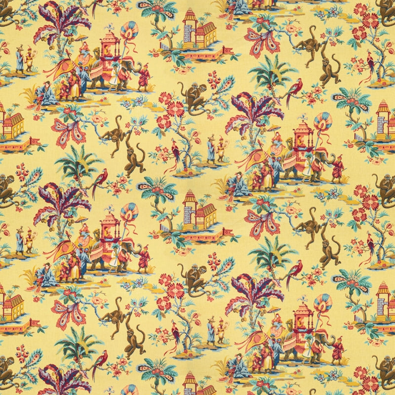 Sample 7353L-77 Rajahstan Vintage Bassett Mcnab By Bassett Mcnab Fabric