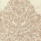Sample HC1480P-02WP Taj, New Tabacco On Off White by Quadrille Wallpaper