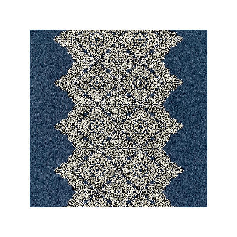 Sample 27168-004 Josephine, Indigo - Scalamandre Fabric (SC 000427168)