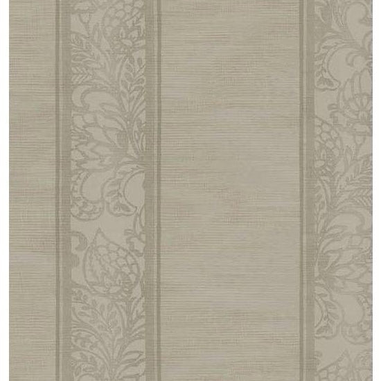R0153 | Medallion Stripe Baroque - Regal Wallpaper