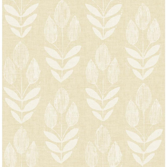 Shop 3115-24471 Farmhouse Garland Wheat Block Tulip Wheat by Chesapeake Wallpaper