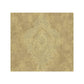 Sample Carl Robinson  CB74601, Gillingham color Metallic Gold  Damask Wallpaper