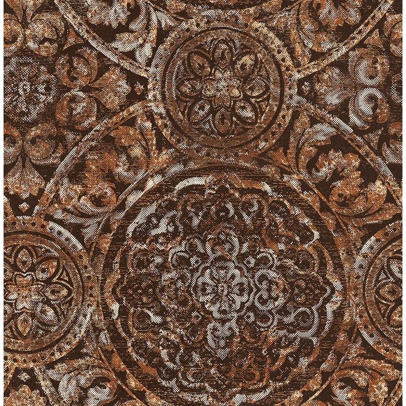 Shop MC71601 Majorca Brown Medallion by Seabrook Wallpaper