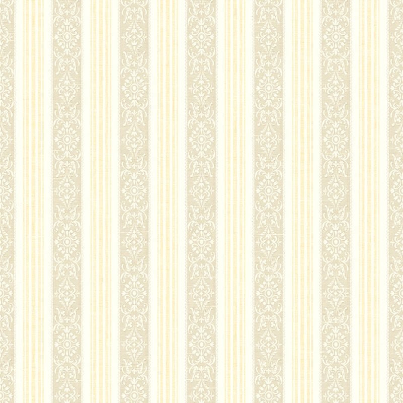 Find FS50101 Spring Garden Traditional Stripe by Wallquest Wallpaper