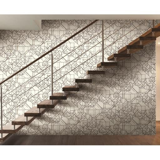 Order Psw1050Rl Line Art Geometrics Black Peel And Stick Wallpaper