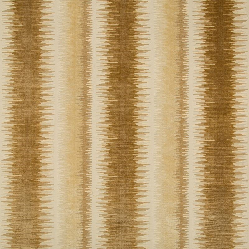 Sample 8018115-16 Bromo Velvet Sand Stripes Brunschwig and Fils Fabric