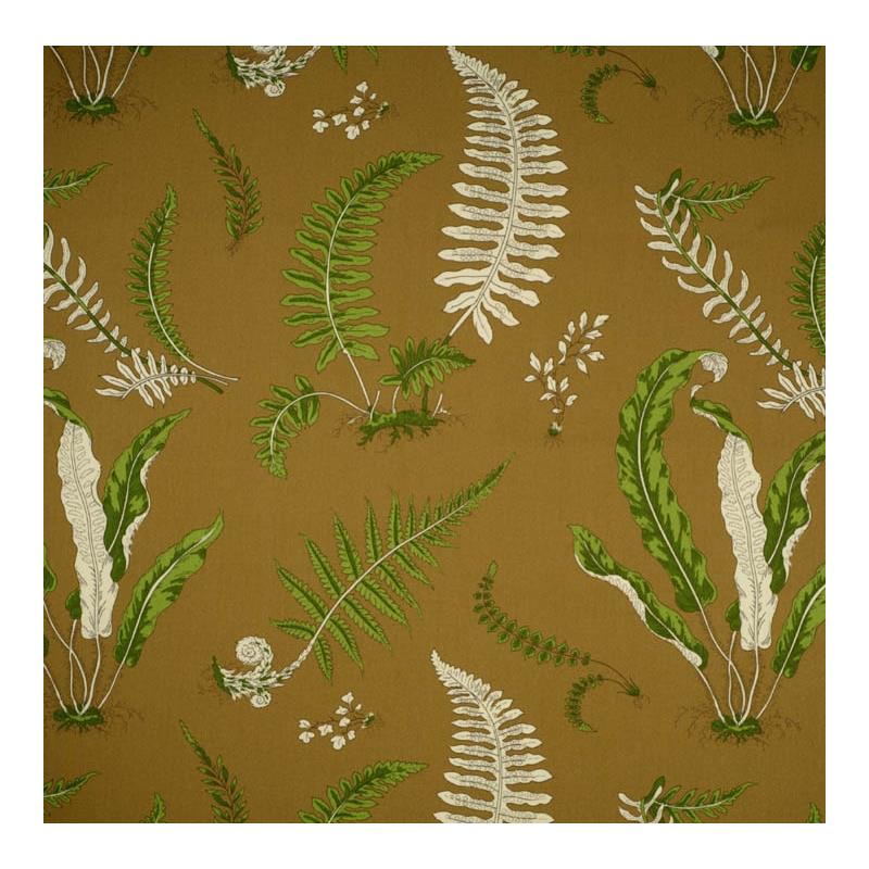 Sample 16425-005 Elsie De Wolfe, Greens On Brown by Scalamandre Fabric (SC 000516425)
