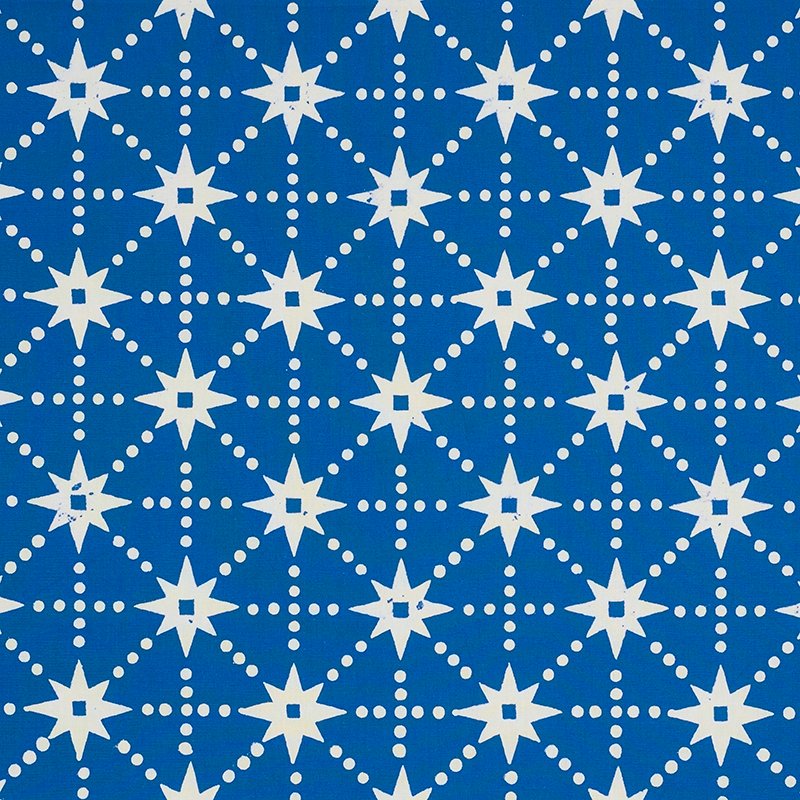 Purchase sample of 179260 Stars, Blue by Schumacher Fabric