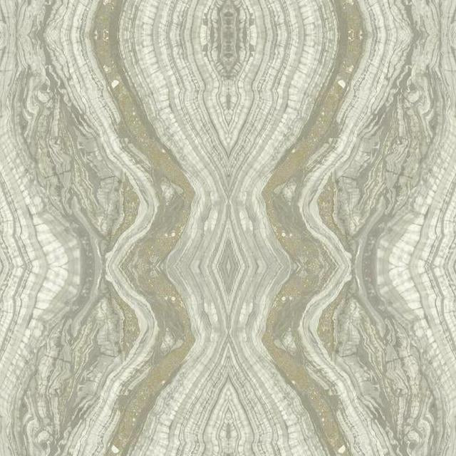 Shop OG0558 Elegant Earth Kaleidoscope Gray Antonina Vella Wallpaper