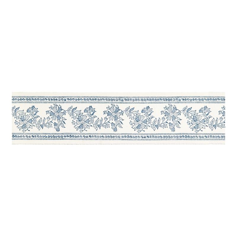 Sample SC 0003T3327 Citra Block Print Tape by Scalamandre Fabric