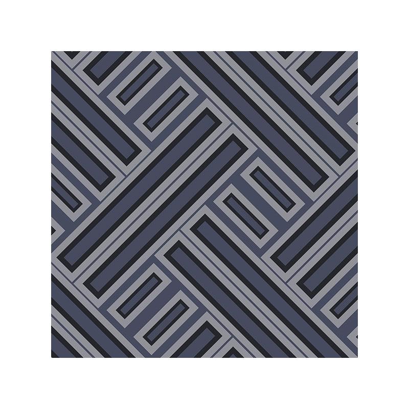 Sample GX37602 Geometrix, Blue Rectangles Wallpaper by Norwall