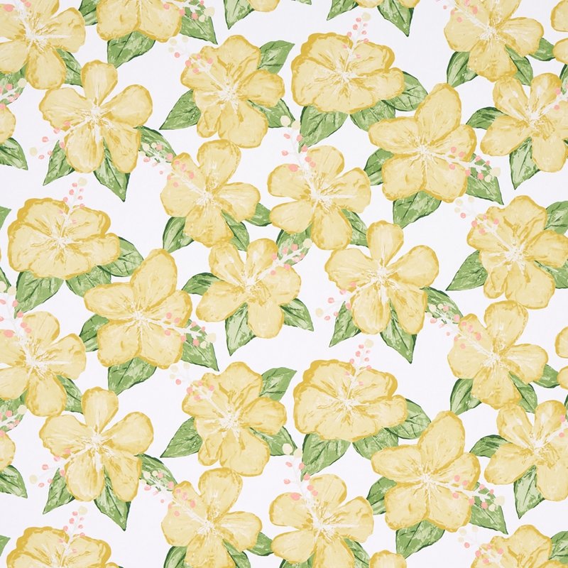 Save on 5013812 Fabienne Yellow Schumacher Wallcovering Wallpaper