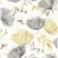 Save 2904-25679 Fresh Start Kitchen & Bath Zahra Grey Floral Wallpaper Grey Brewster