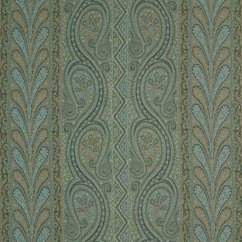 Save 50776 Chatelaine Paisley Jade by Schumacher Fabric