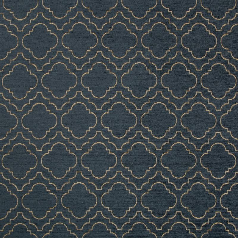 View 35138.5.0  Geometric Dark Blue by Kravet Design Fabric