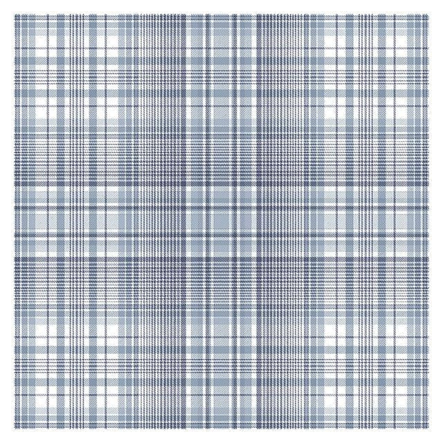Purchase AF37718 Flourish (Abby Rose 4) Blue Check Plaid Wallpaper by Norwall Wallpaper