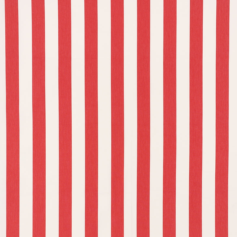 Purchase sample of 71329 Andy Stripe, Red by Schumacher Fabric