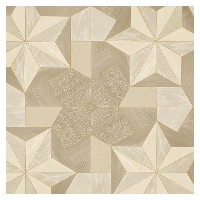 Buy G67987 Organic Textures Neutral Inlay Wood Wallpaper by Norwall Wallpaper