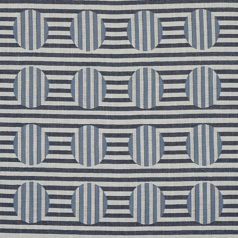 Purchase sample of 80840 Soto, Denim by Schumacher Fabric